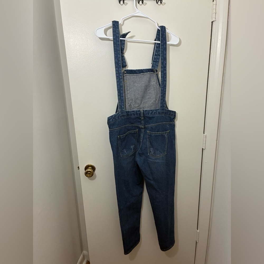 Wednesday Urban Casual Blue Denim Overalls 100% Cotton Size S - Picture 5 of 5
